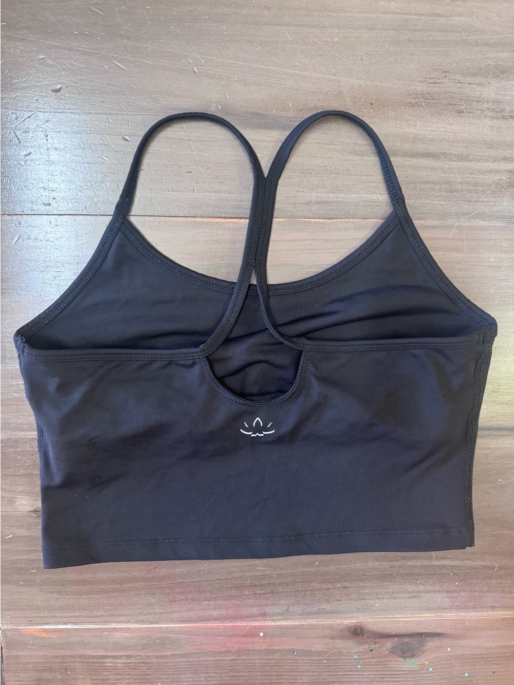 Beyond Yoga Slim Racerback Cropped Tank Black Women’s M Cycle Bar